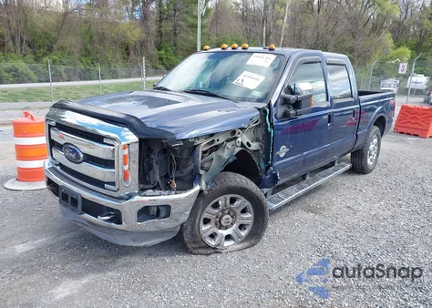2012 Ford F-250 Lariat from USA, damaged, VIN 1FT7W2BTXCEB57297